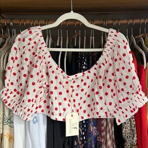 Fashion Brand Company Wench Crop Top Size XL NWT